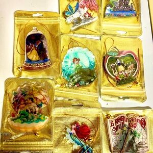Disney Princess Hanging Ornaments Set